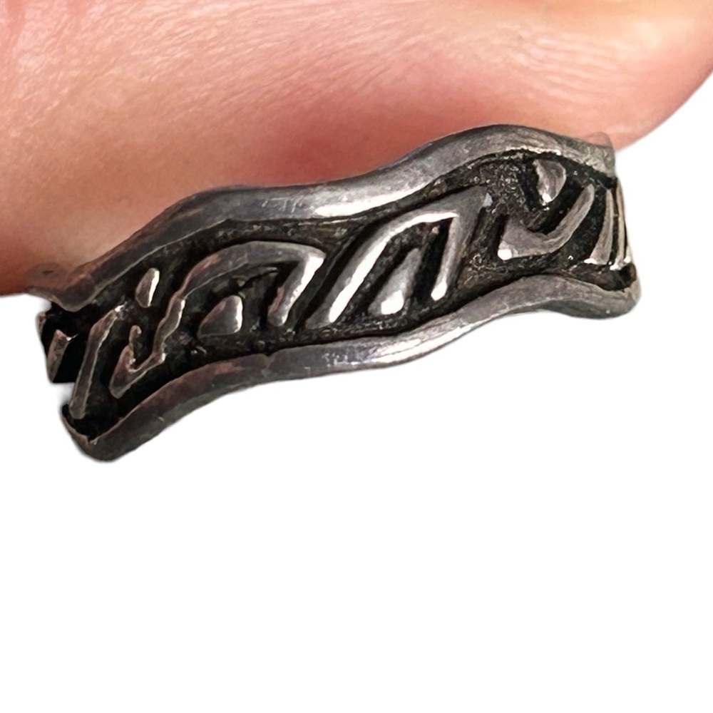 Vintage 925 silver toe ring
